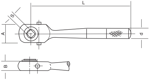 HY8310.15棘轮扳手结构图