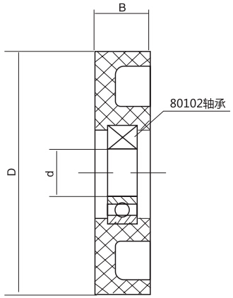 HY8330.5压轮结构图