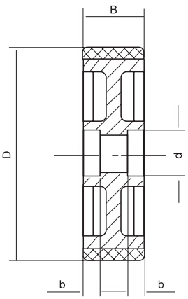 HY8330.7胶轮结构图